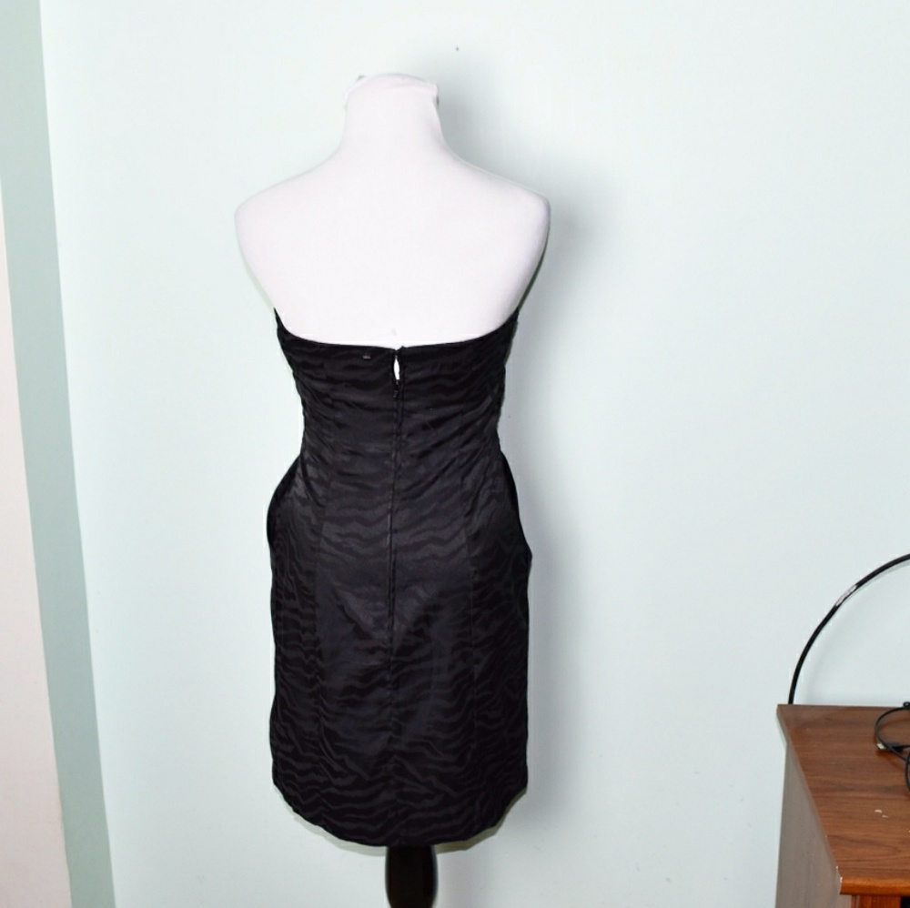 Adorable Black Strapless Dress - Picture 2 of 2